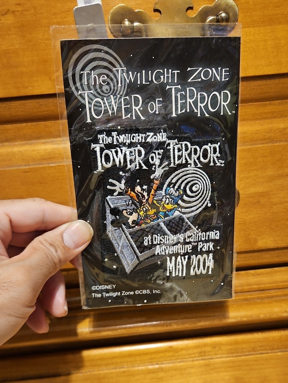 The Twilight Zone Tower of Terror Disney California Park Opening Day Patch 2004